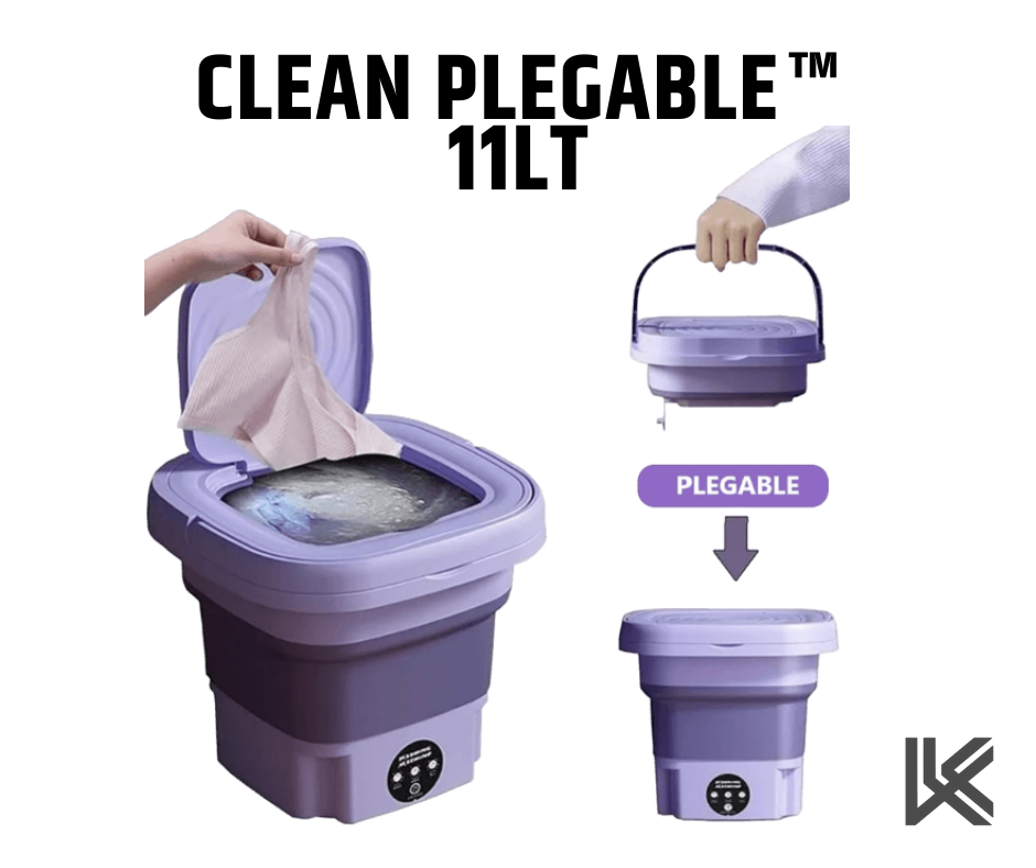 ✨🧺LAVADORA CON CENTRIFUGA PLEGABLE🧼11 Litros