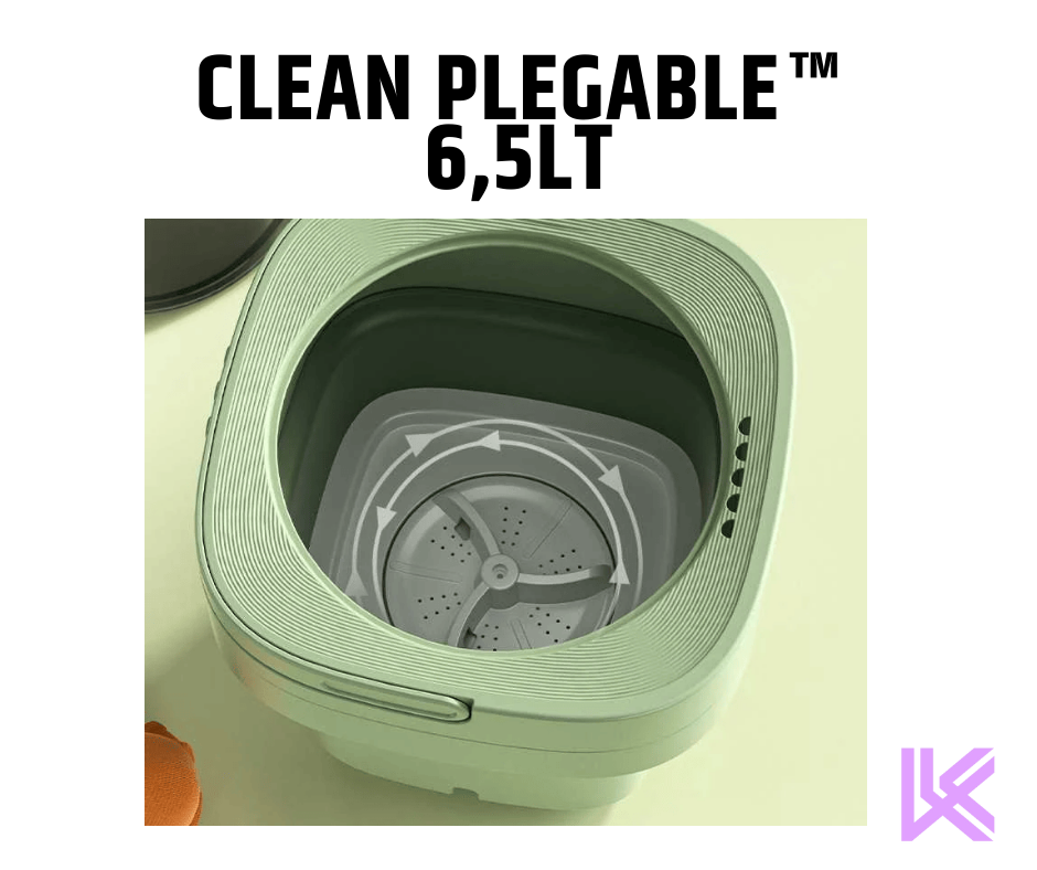 ✨🧺LAVADORA CON CENTRIFUGA PLEGABLE🧼6.5 Litros