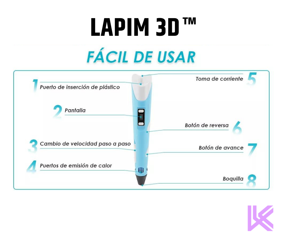 🎨LAPIZ IMPRESORA 3D🚀